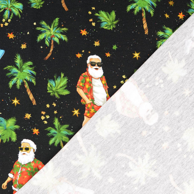  fabric Black digital printed 