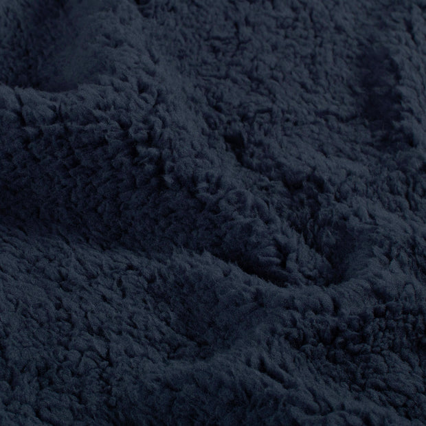 Fake Fur fabric Unicolour Navy