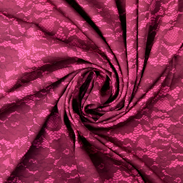 Viscose Satin fabric Pink 