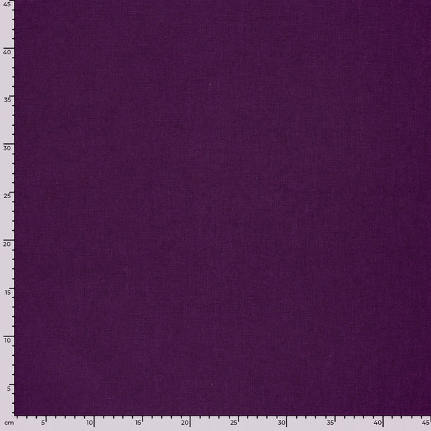 Linen fabric Unicolour Magenta