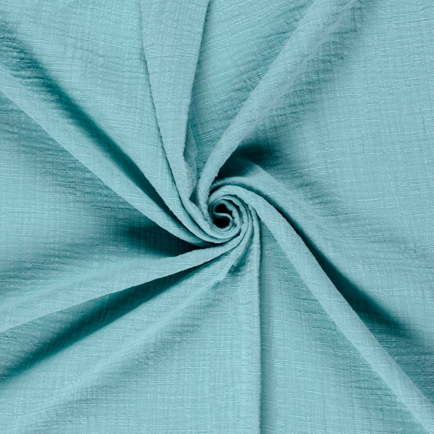 Musselin fabrik Babyblau slub 