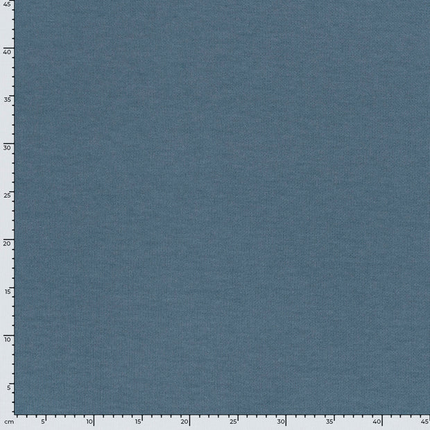 Heavy Knit fabric Melange Indigo