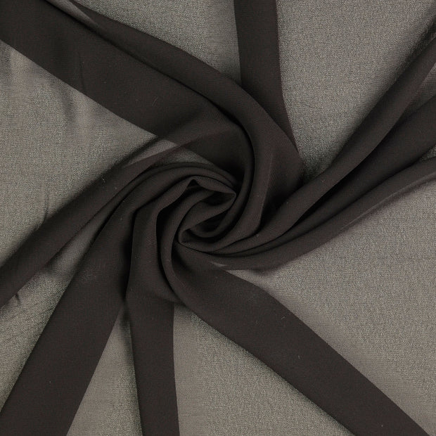Chiffon fabric Black 