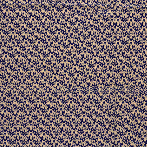 Cotton Poplin fabric Navy 