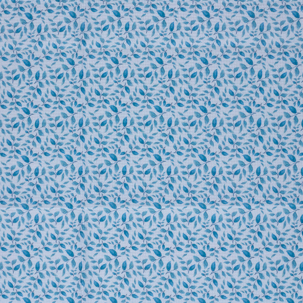 Waffelpiqué fabrik Babyblau matt 