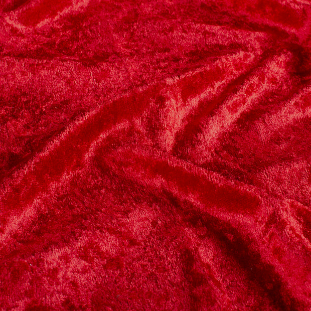 Velours fabrik Uni Rot