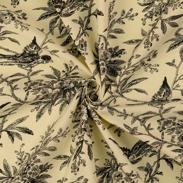 Cotton Poplin fabric Black 