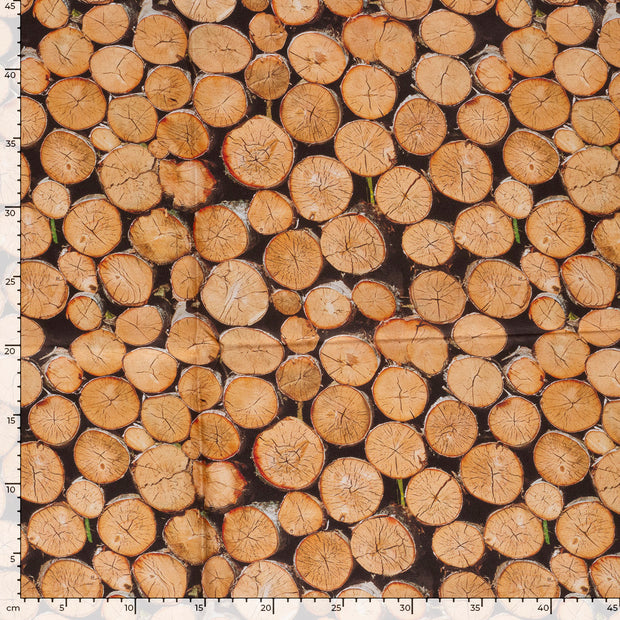 Panama fabric Wood Camel