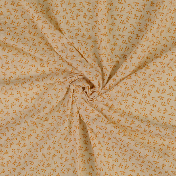 Seersucker fabric Oker 