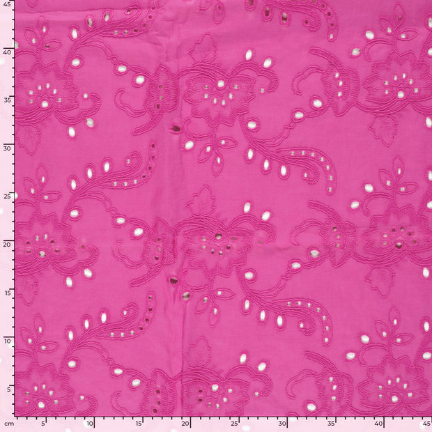 Cotton Poplin fabric Unicolour Pink