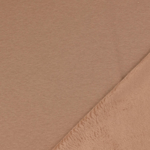 Alphen Fleece fabric Unicolour brushed 