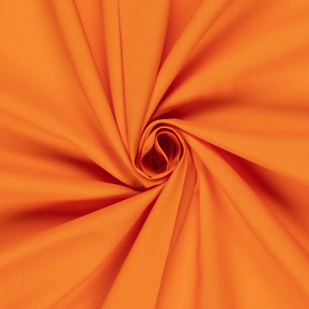 Cretonne Premium fabric Unicolour Orange