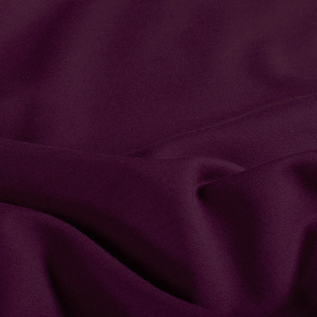 French Terry fabric Unicolour Wine red