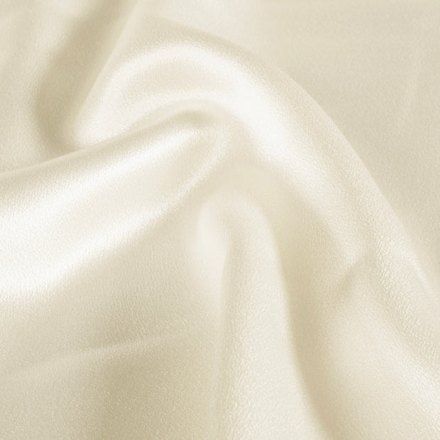 Satin Velvet fabric Unicolour Off White