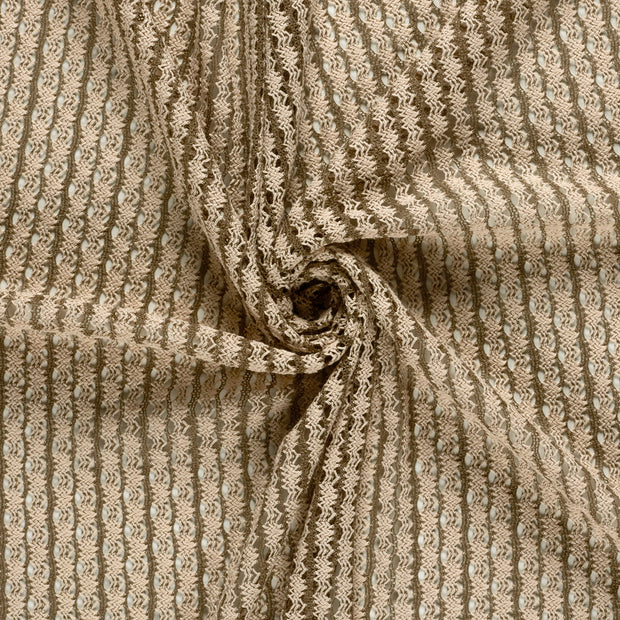 Lace fabric Taupe Grey 