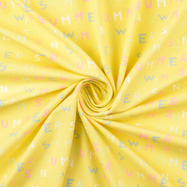 Jersey fabric Yellow 