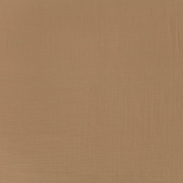 Muslin fabric Camel matte 