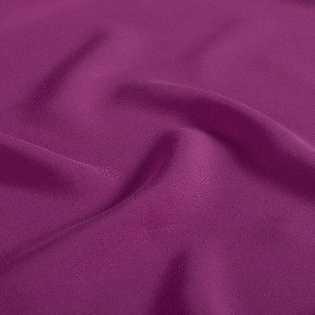 Viscose Poplin fabrik Uni Magenta
