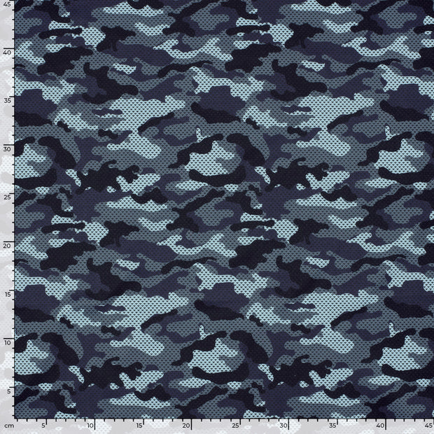 Swimshort water repellent recycled fabric Abstract Navy