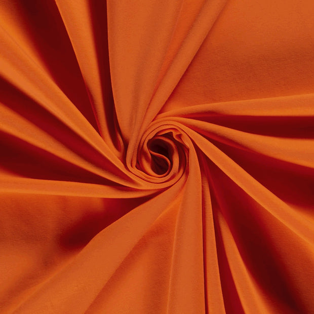 Jersey fabric Unicolour Orange