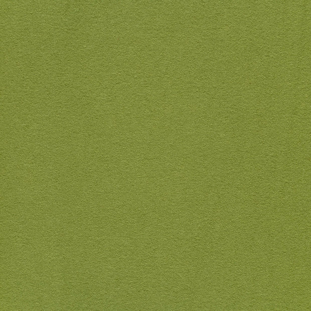 Wool Boucle fabric Olive Green matte 