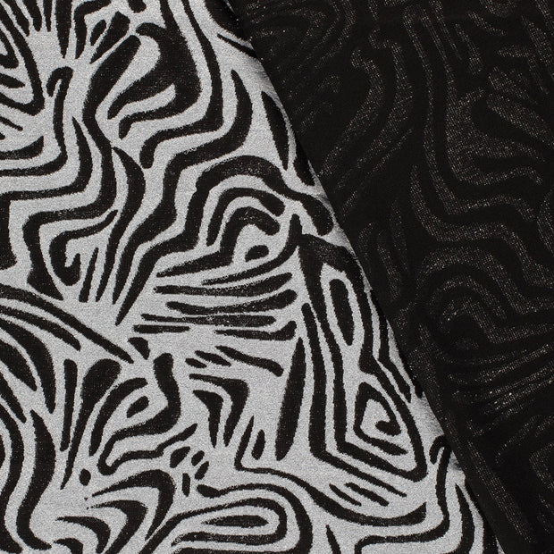 Jacquard fabric Abstract Lurex 
