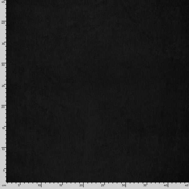 Feincord Stretch 21w fabrik Uni Schwarz