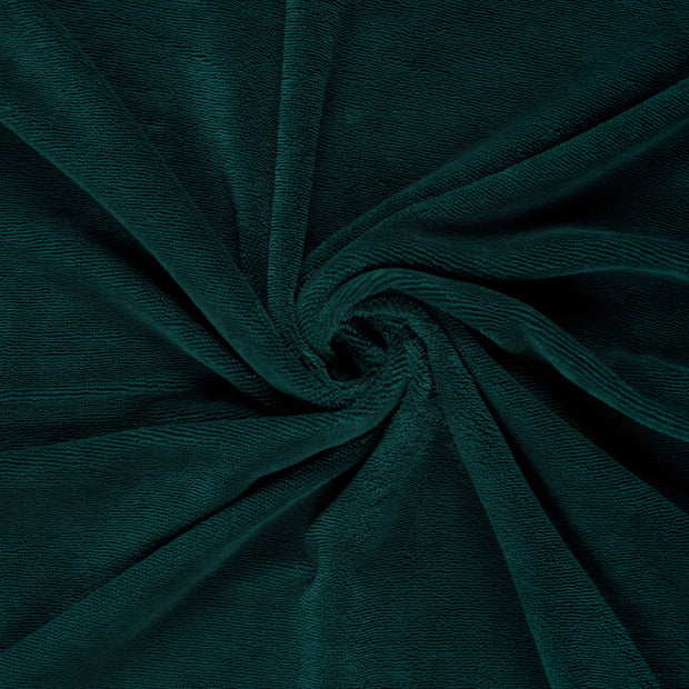 Bambus Fleece fabrik Petrol 