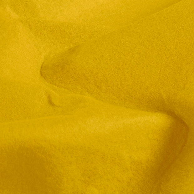 Felt fabric Unicolour Yellow