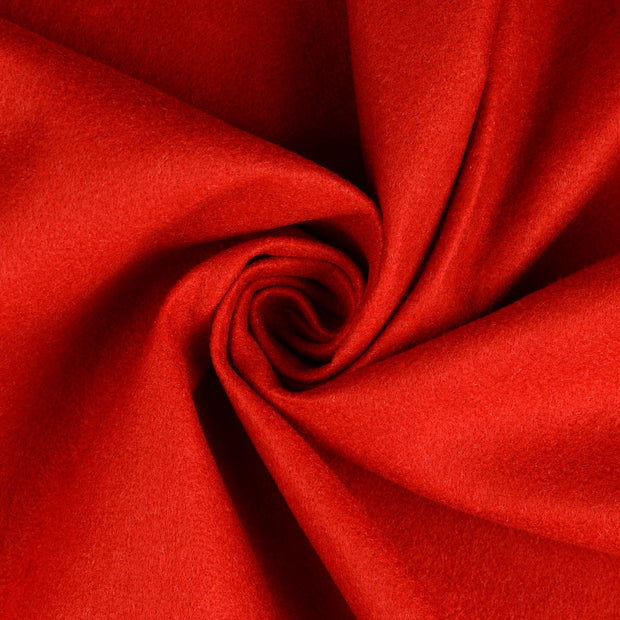 Felt fabric Red 