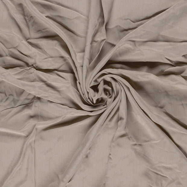 Viscose Poplin fabrik Beige 