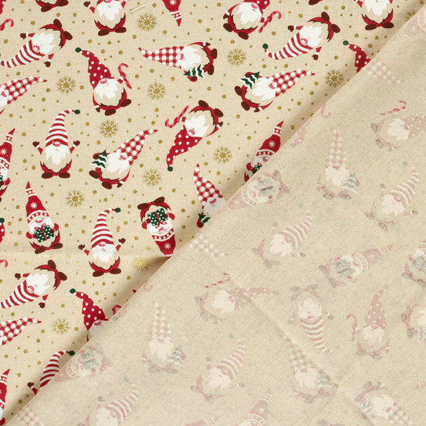 Lona tela Navidad estampado 