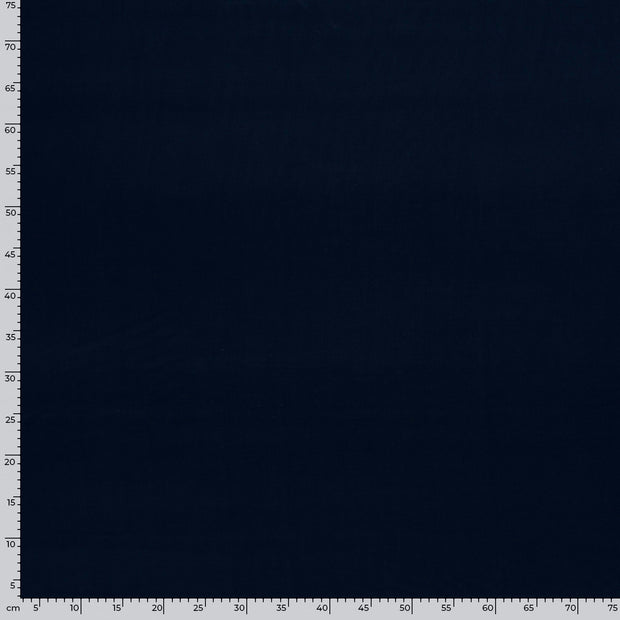 Viscose Satin fabric Unicolour Navy
