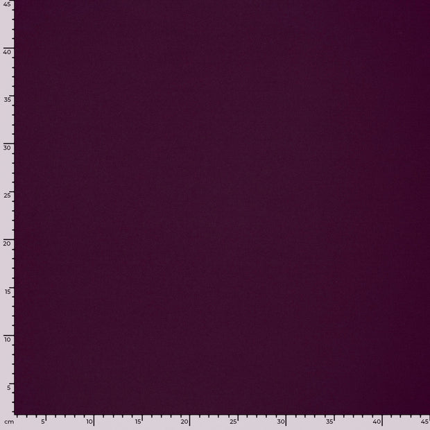 French Terry fabric Unicolour Wine red