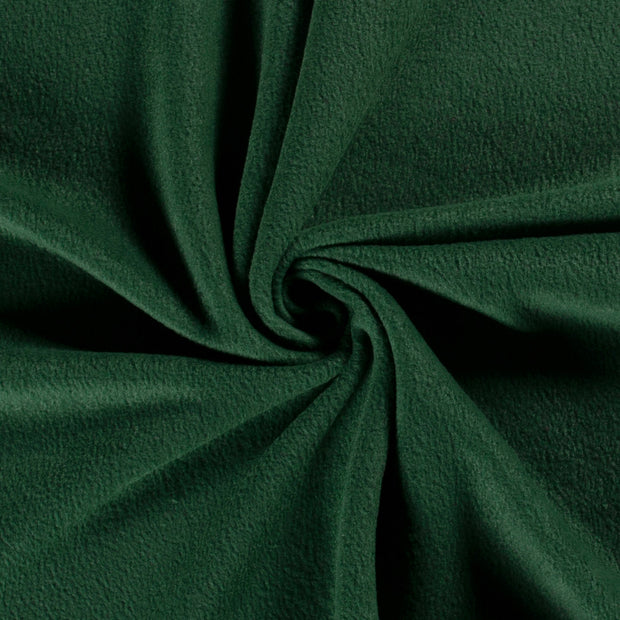 Polaire tissu Unicolore Vert foncé