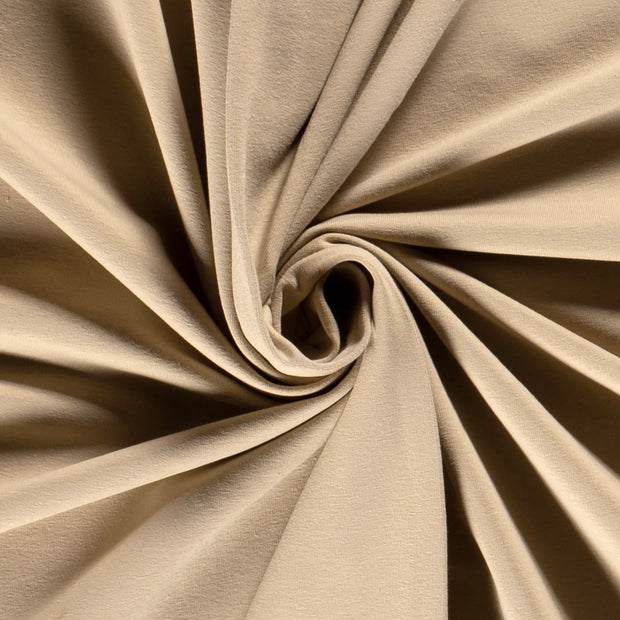 French Terry fabrik Uni Beige