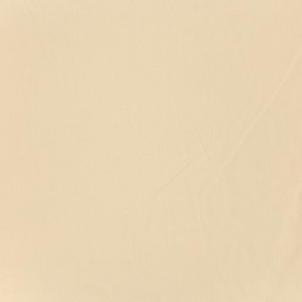 Cotton Poplin GOTS organic fabric Beige matte 