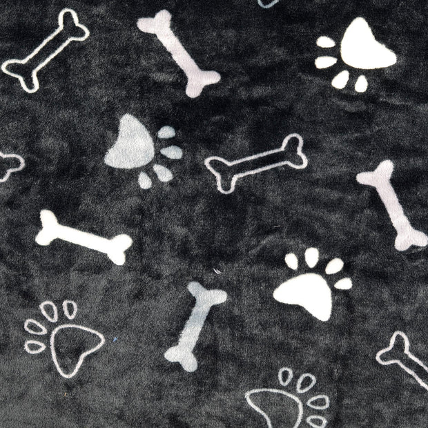 Fleece fabric Black 