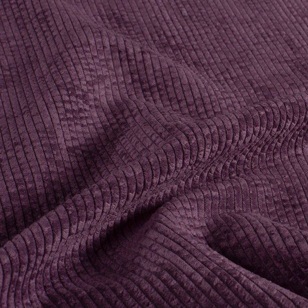 Corduroy 4.5w fabric Unicolour Aubergine