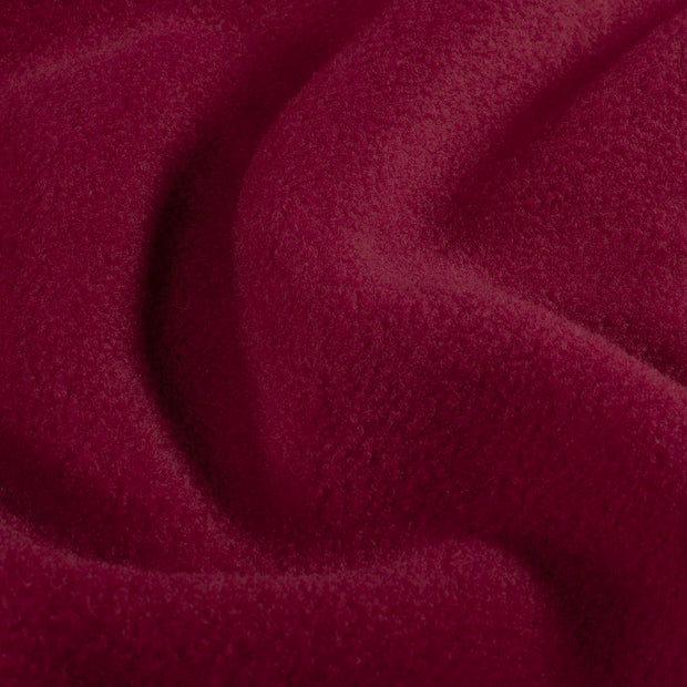 Polar Fleece fabric Unicolour Bordeaux