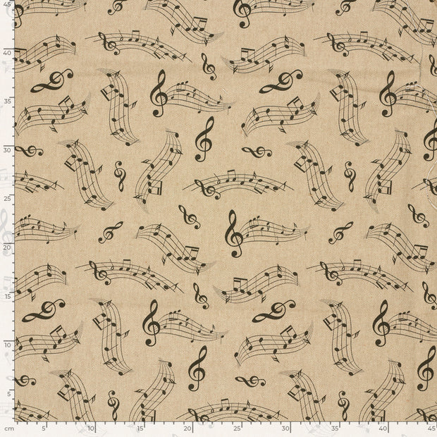 Linen Look fabric Beige