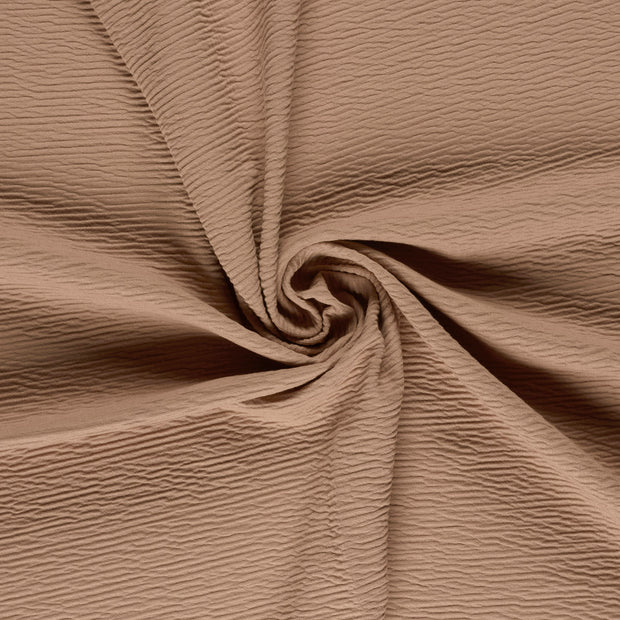 Gebreid stof Beige geverfd 