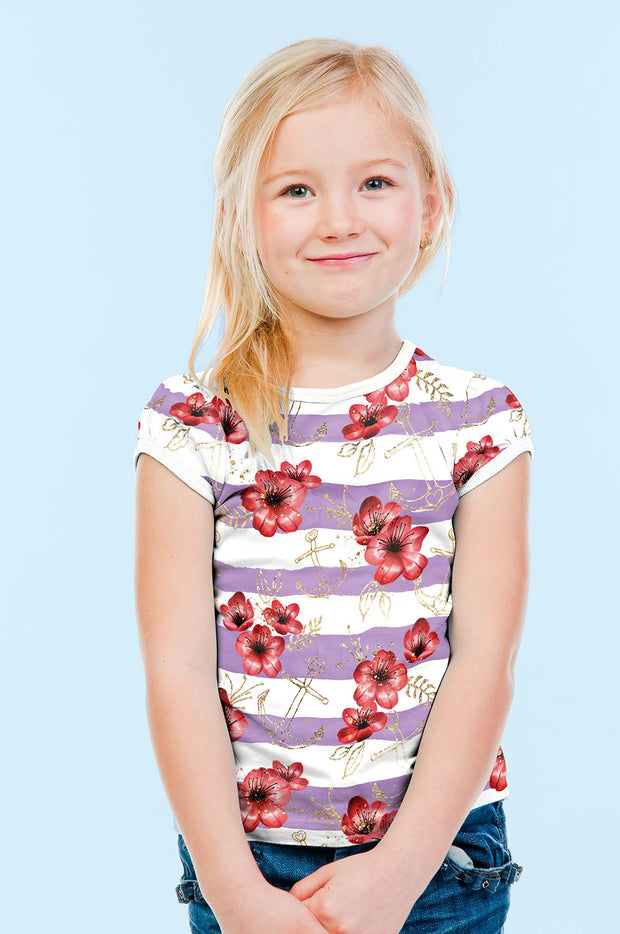 Jersey fabric Lila soft 