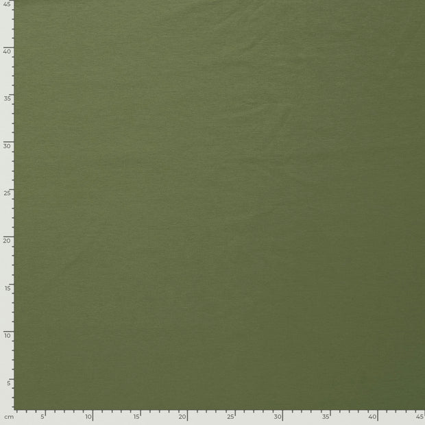 Punta di Roma fabric Unicolour Khaki Green