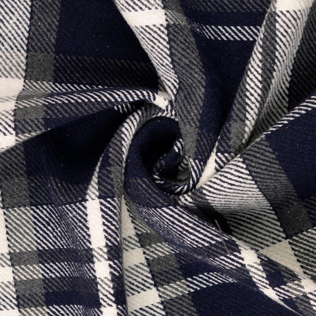 Tweed fabrik Marine 