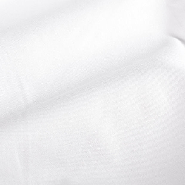 Algodón satinado tela Unicolor Blanco óptico