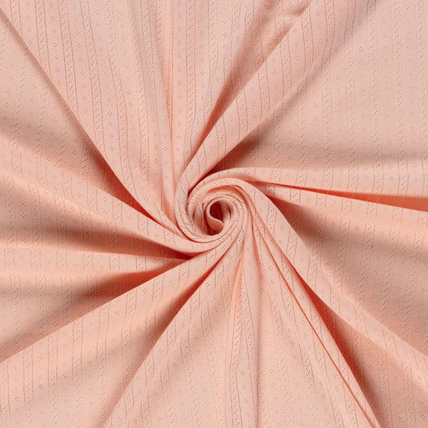 Pinpoint fabric Salmon 
