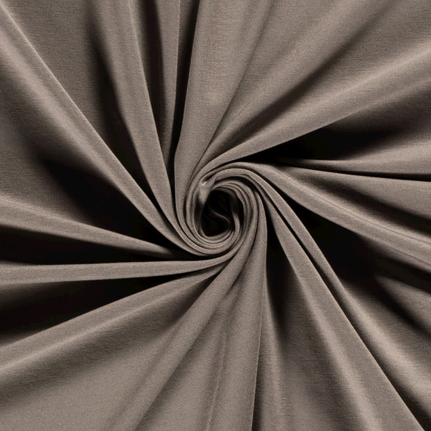Bamboo Jersey fabric Unicolour Beige