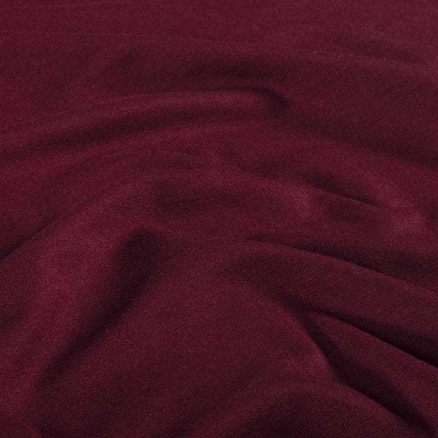 Viscose Jersey fabric Unicolour Wine red