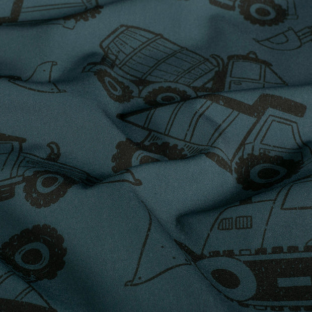 Tejido Softshell tela Automóviles Azul acero